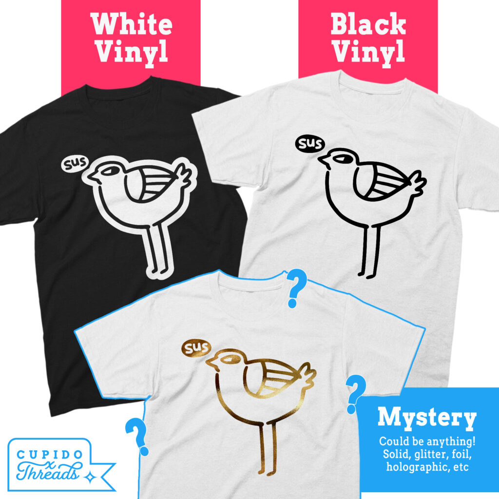 Customs-VinylExamples_Misc Cupido Threads sus bird vinyl examples