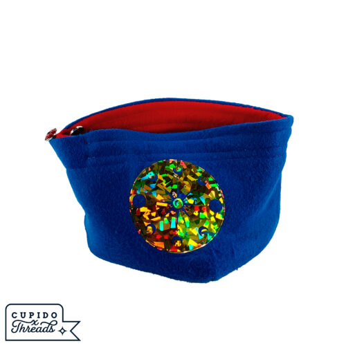 Cupido Threads Blue/Red Reversible Dice Bag