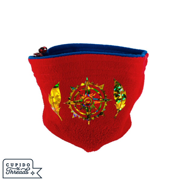 Cupido Threads Blue/Red Reversible Dice Bag