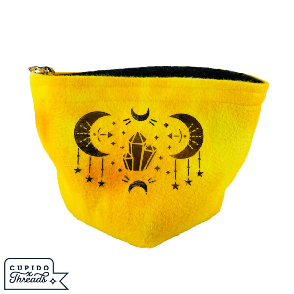 Cupido Threads Dark Gray/Yellow Reversible Dice Bag