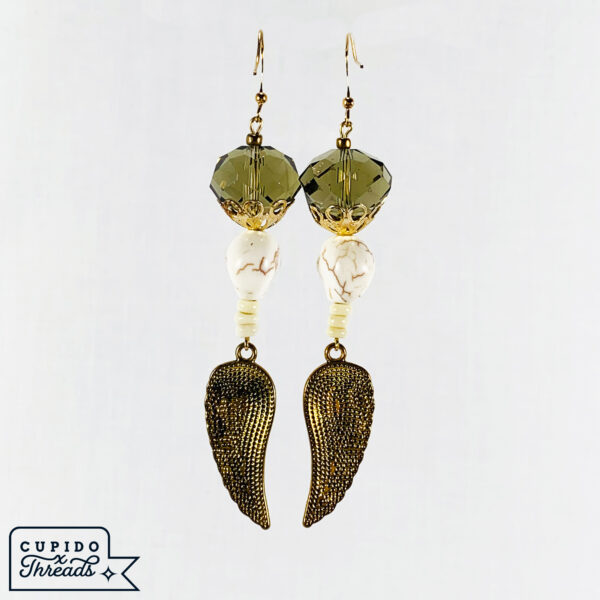 Cupido Threads Royal Skull Earrings Jewelry