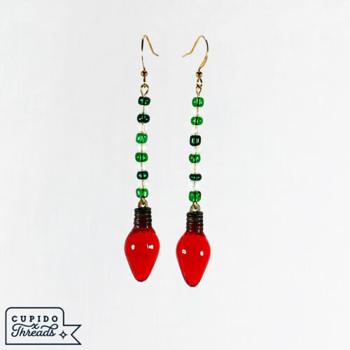 Cupido Threads White Cactus Earrings Jewelry