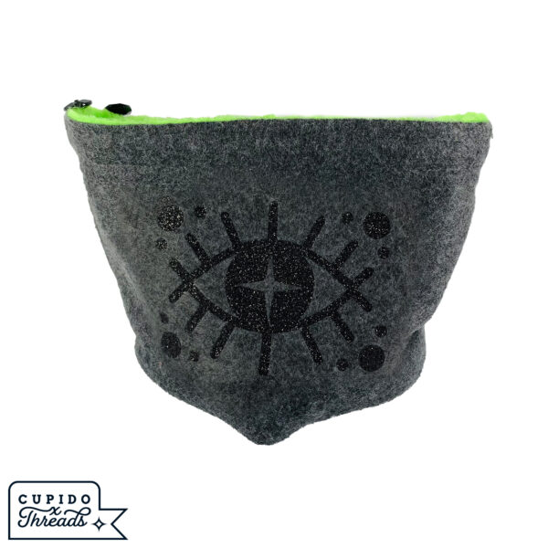 Cupido Threads Dark Gray/Lime Reversible Dice Bag