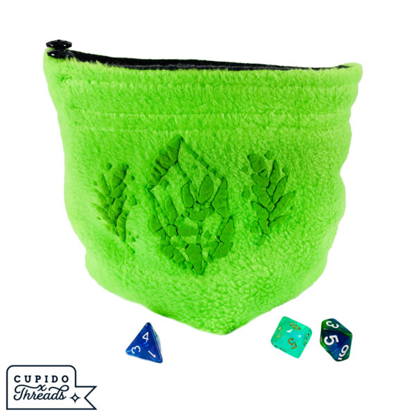 Cupido Threads Dark Gray/Lime Reversible Dice Bag