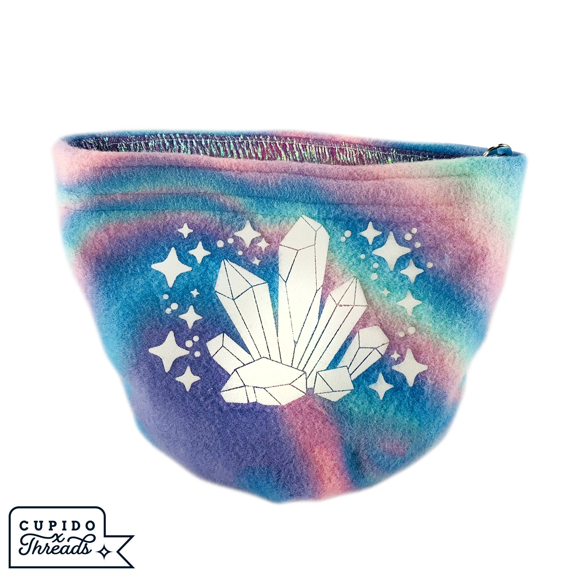 Cupido Threads Holographic/Shimmer Reversible Dice Bag