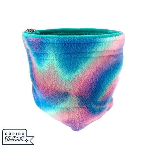 Cupido Threads Teal/Holographic Reversible Dice Bag