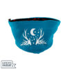 Cupido Threads Peacock Blue/Patterned Reversible Dice Bag