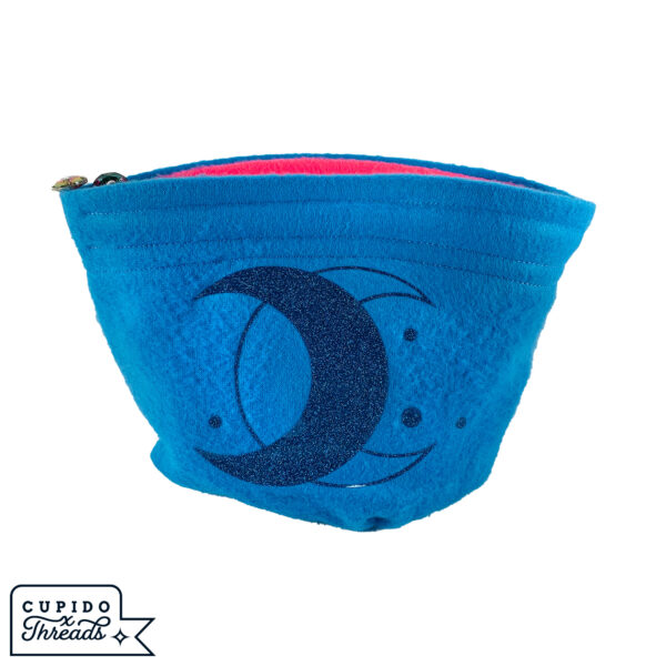 Cupido Threads Pink/Blue Reversible Dice Bag