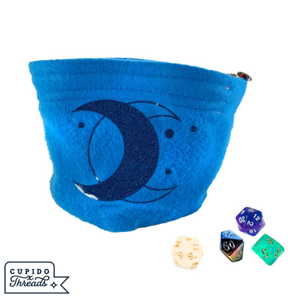 Cupido Threads Pink/Blue Reversible Dice Bag