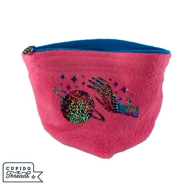 Cupido Threads Pink/Blue Reversible Dice Bag