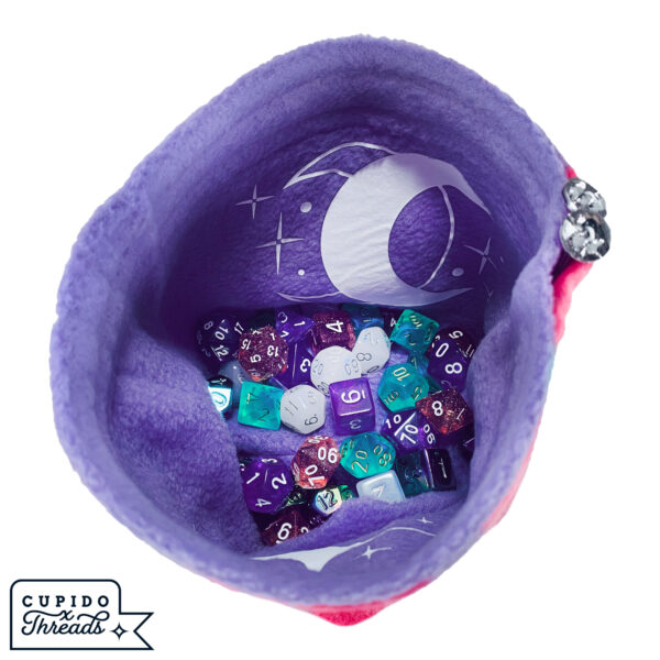 Cupido Threads Purple/Mermaid Reversible Dice Bag