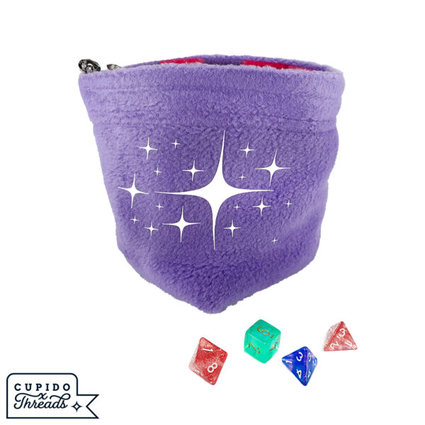 Cupido Threads Purple/Mermaid Reversible Dice Bag