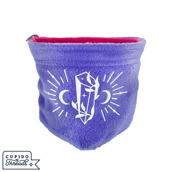 Cupido Threads Purple/Pink Reversible dice Bag