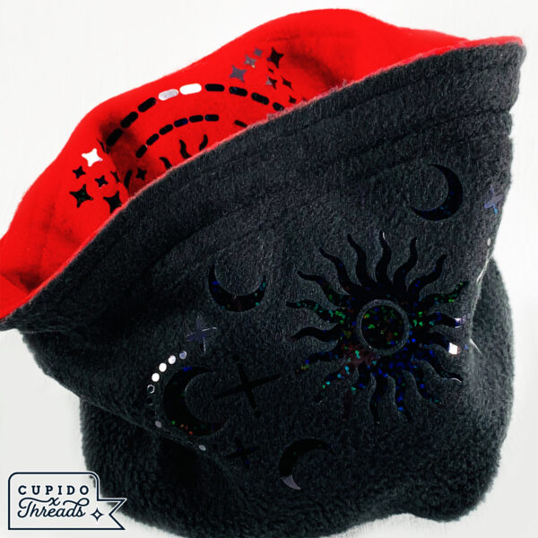 Cupido Threads Red/Black Reversible Dice Bag