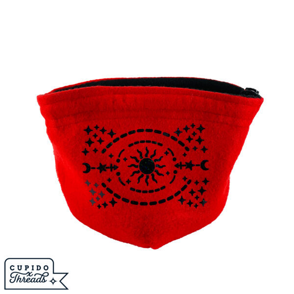 Cupido Threads Red/Black Reversible Dice Bag