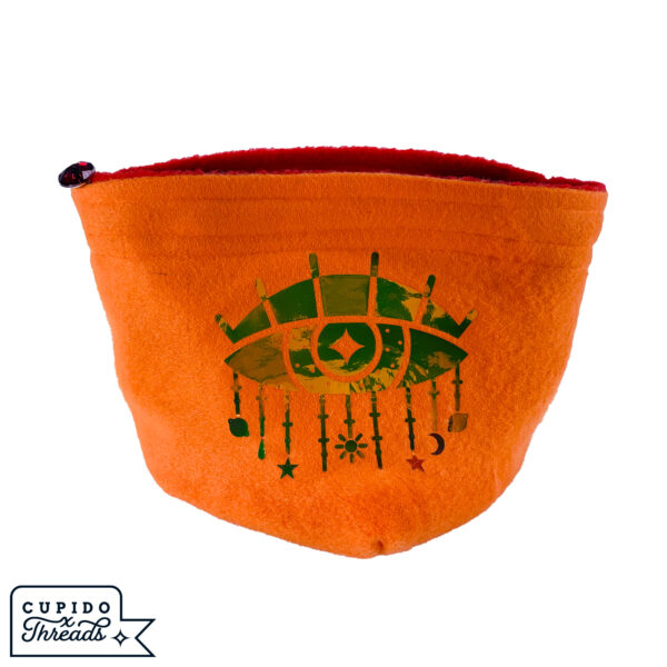 Cupido Threads Red/Orange Reversible Dice Bag