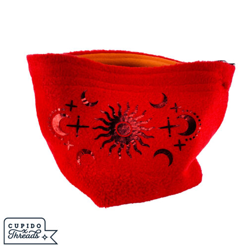 Cupido Threads Red/Orange Reversible Dice Bag