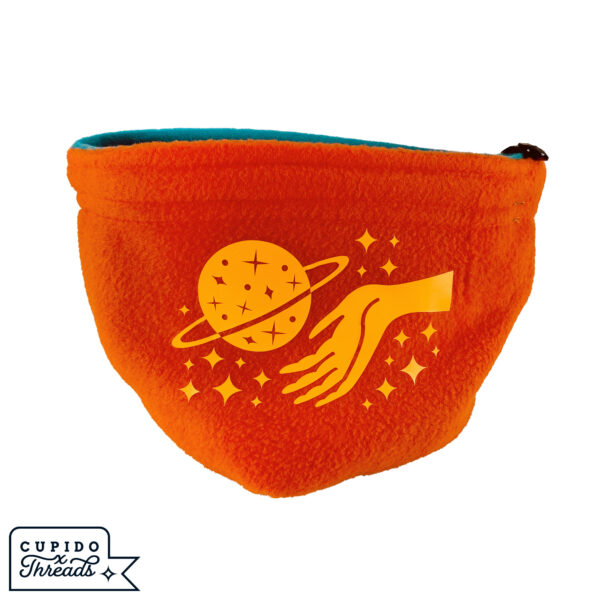 Cupido Threads Teal/Orange Reversible Dice Bag