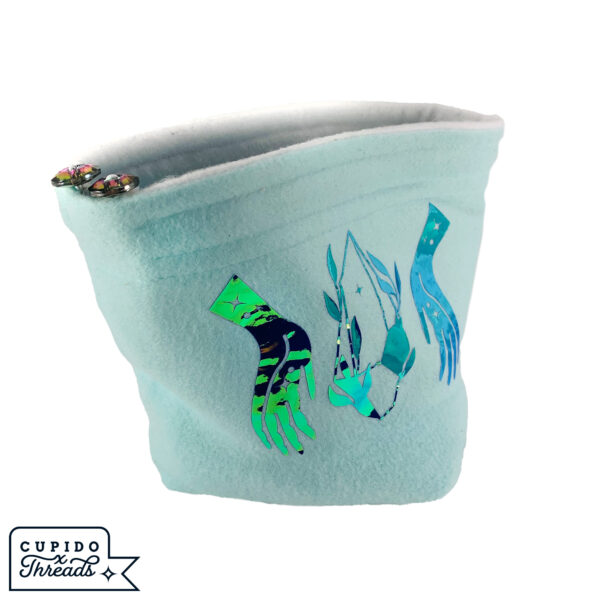 Cupido Threads White/Seafoam Reversible Dice Bag