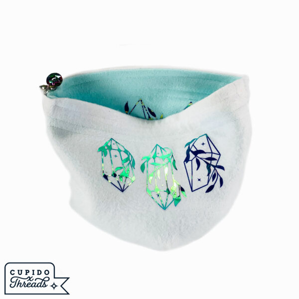 Cupido Threads White/Seafoam Reversible Dice Bag