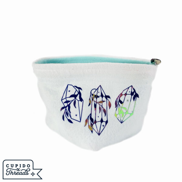 Cupido Threads White/Seafoam Reversible Dice Bag