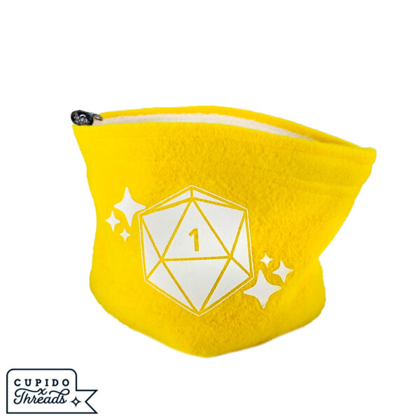 Cupido Threads Yellow/Cream Reversible Dice Bag