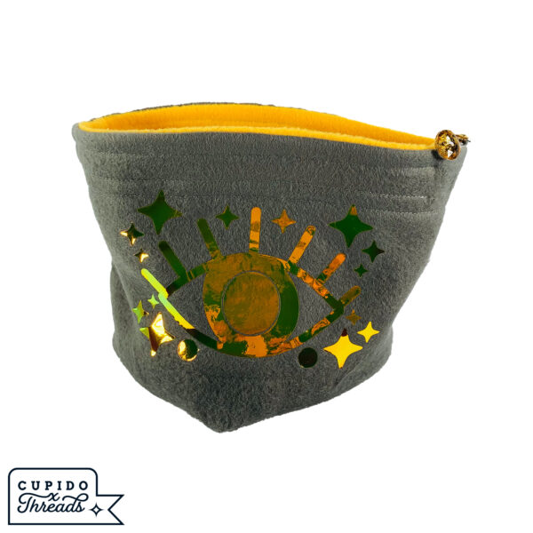 Cupido Threads Yellow/Gray Reversible Dice Bag