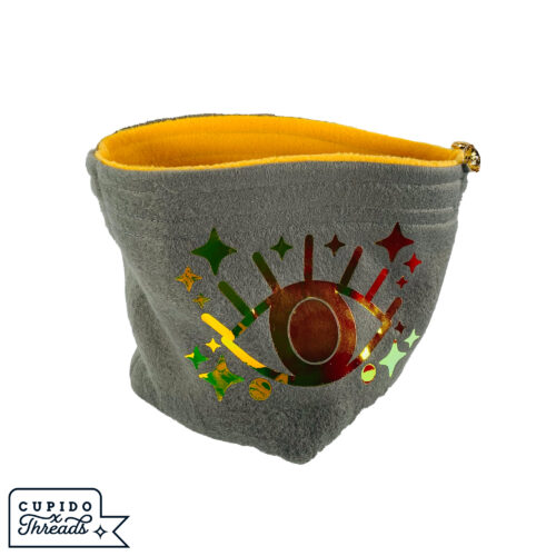 Cupido Threads Yellow/Gray Reversible Dice Bag