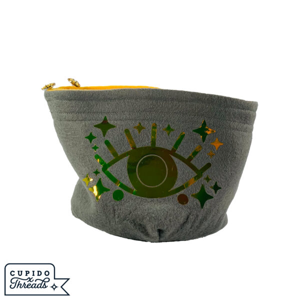 Cupido Threads Yellow/Gray Reversible Dice Bag