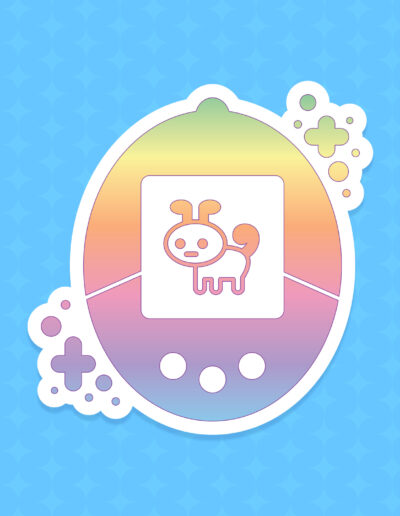 CupidoThreads_SingleSticker_DigiPet_Rainbow