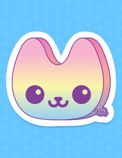 CupidoThreads_SingleSticker_RainbowKittenMini